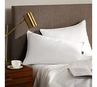 Serta Down Illusion - Almohadas de Cama hipoalergénicas Suaves y firmes para Dormir (Paquete de 2), King, Color Blanco, 2 Piezas