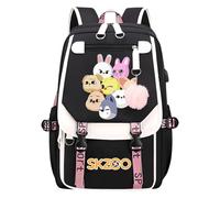 SERTAS Stra-y Ki-ds Mochila Merchandise Regalos para Fans de K-Pop Bolsa Coreana Ligera Mochila de Viaje Daypack para Fans de Stray, A, L