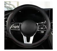 SERTGFRE Funda Volante Coche para Hyundai Kona 2018-2023 2024, Cubierta de Volante Protector Volante Coche Antideslizante Transpirable Cuero Accesorios Coches,O-Black