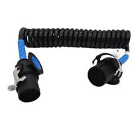 SERTPLAS Cable en espiral ADR de 15 pines/24 V, bobina eléctrica con enchufe, protección contra torceduras, longitud de trabajo de 4,5 metros