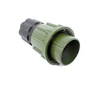 Sertplas VG96917E001 5935-12-322-9791 51305920 251097 - Enchufe metálico con Anillo de Rosca, Color Verde Oliva