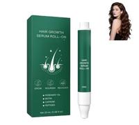 Séru/m Roll-On para el Crecimiento del Cabello, Sérum Anticaída, Sérum Roll-On de Romero para el Crecimiento del Cabello, Cabello Más Fuerte, Fácil Absorción, Mejora la Elasticidad, Suaviza la Textura