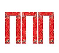 SERUCARY 3 Juegos de año, de Caligrafía en Papel para Manualidades, Adornos de Papel Xuan Rojo, Adecuados para Fiestas en El, Style a