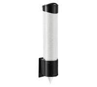 SERUCARY 400 Vasos para Conos de Nieve, Vasos para, Soporte de Pared para Vasos, Diseño Enrollable a Prueba de Fugas, Material PP, Adecuado para Oficina, Negro