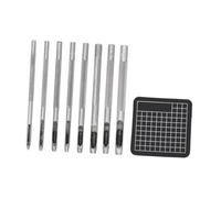 SERUCARY 8 Piezas Perforadora Redonda Manual Herramienta de Perforación en Cuero Perforadora Profesional Artesanal Juego de Perforadores de Orificios con Table, estilo b