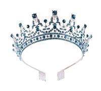 SERUCARY Corona de Novia para Mujer Tiara Princesa Accesorios de Cabello Brillantes Regalo Elegante para Bodas Y Cumpleaños Adecuada para Quinceañeras, estilo yo