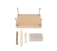SERUCARY de Libros Accesorios Encuadernación Carpeta de Tela Carpeta de Papel Manualidades Función Tejido Algodón Madera Adecuado para Restauración Libr, 2 capas
