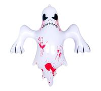 SERUCARY Globo Fantasma Inflable de Halloween, Adorno de Terror para Fiestas, Decoración de PVC, Cuerda para Colgar, Fácil de Exhibir, Adecuado para Reuniones, Fantasma de Palma Roja