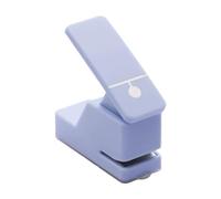 SERUCARY Perforadora de Papel, Suministros para Oficina en Casa, Perforadora de Un Solo Agujero, Perforadora de Papel para Hacer Tarjetas, Agujero Redondo Azul