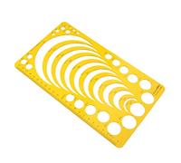 SERUCARY Plantillas de Dibujo Plantilla de Patchwork Regla de Acolchado Suministros para Manualidades Hecha en Plástico Adecuada para Estudiantes Artes,