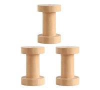SERUCARY Soporte para Cinta de Madera, Carrete Vacío de Cuerda, Cadena de Joyería Fácil de Usar, Envoltura de Hilo de Alambre, Bobinas de Costura, Bobinas de a, B Grande, Individual