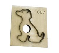 SERUCARY Troquel de Corte de Cuero, Plantilla de Perforación, Herramienta Manual Portátil Y Resistente para Manualidades.