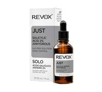 REVOX B77 - Just Salicylic Acid 2% Anhydrous, 30 ml, Sérum Ácido Salicílico 2% Anhidro, Peeling Facial, Piel con Tendencia Acneica, Desobstruye Poros y Regula el Sebo, Hidrata la Piel, Combate Acné