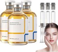 Sérum antiarrugas con salmón. Ampolla de suero de salmón con refinamiento de poros, exfoliación suave e hidratante. Fortalece la barrera cutánea para la cara y el cuerpo. Adecuado para todos los tipos