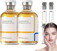 Sérum antiarrugas con salmón. Ampolla de suero de salmón con refinamiento de poros, exfoliación suave e hidratante. Fortalece la barrera cutánea para la cara y el cuerpo. Adecuado para todos los tipos