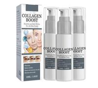 Sérum antiedad Collagen Boost con vitamina C, ácido hialurónico y ceramida, esencia nutritiva hidratante, para piel firme y elástica (3 unidades)