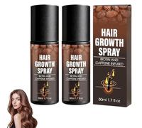 Sérum capilar con biotina para el crecimiento del cabello, acondicionador natural de 50 ml, spray para el crecimiento del cabello, He Shou Wu,hidratación y textura sedosa para mujeres y hombres