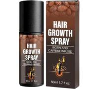 Sérum capilar con biotina para el crecimiento del cabello, acondicionador natural de 50 ml, spray para el crecimiento del cabello, He Shou Wu,hidratación y textura sedosa para mujeres y hombres