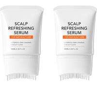 Sérum capilar con cepillo incorporado, sérum para el cuero cabelludo que engrosa el cabello, fortalece el cabello seco y dañado, aporta volumen y un acabado suave