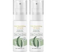 Sérum capilar en spray de romero para el crecimiento del cabello, sérum para cabello seco y dañado, nutre el cuero cabelludo y repara el daño, ligero y brillante, estimula el crecimiento y engrosamien