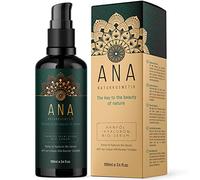 Sérum de ácido hialurónico orgánico, altamente concentrado, 100 ml, vegano, antienvejecimiento, antiarrugas, con aloe vera y aceite de semillas de cáñamo, cosmética natural ANA fabricado en Alemania