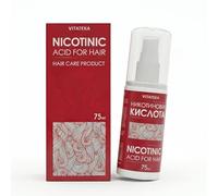 Sérum de ácido nicotínico para cuero cabelludo, 75 ml, cuidado del cabello con niacina (vitamina B3), suero nutritivo para el cuero cabelludo y la línea del cabello contra la caída del cabello, sin