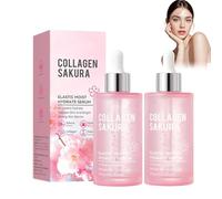 Sérum de colágeno de Sakura, 100 ml x 2, hidratante y reafirmante, cuidado facial nutritivo