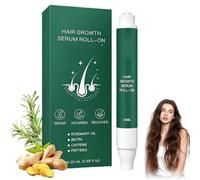 Serum de crecimiento del cabello, rodillo de crecimiento del cabello, serum revitalizante para cabello más grueso, saludable, agente de crecimiento del cabello, mujeres y hombres (1 unidad, talla