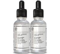 Serum de Lifting Facial PREMIADO con 2,5% de Retinol para Mayor Efecto Anti-Edad. 5X más efectivo con 11% de Ácido Hialurónico, 20% de Vitamina C y E + Aloe Vera. 30ml
