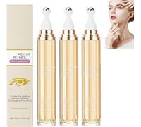 Sérum de ojos con retinol en roll-on, hidratante para ojos, reduce bolsas y ojeras, líneas de expresión y reafirma la piel del contorno de ojos