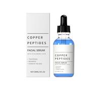 Sérum de Péptidos de Cobre, con ácido hialurónico, para el antienvejecimiento facial, reafirmando y reparando la piel, mejorando la elasticidad e hidratación. 30 ml. Fórmula ligera