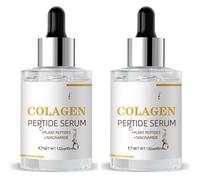 Sérum de Péptidos de Colágeno - Sérum Facial Antienvejecimiento Avanzado Infundido con un 5% de Ácido Hialurónico, Niacinamida y Retinol; Alisa Arrugas y Líneas de Expresión