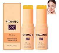 Serum de vitamina C Face Stick Brightening & Hydrating Serum for Dark Spots,Wrinkle Remover for Fine Lines,Even Skin Tone&Under Eye Brightener|Face & Body Balm Stick,Suitable for Skin&Anti-Aging Care