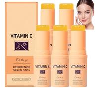 Serum de vitamina C Face Stick Brightening & Hydrating Serum for Dark Spots,Wrinkle Remover for Fine Lines,Even Skin Tone&Under Eye Brightener|Face & Body Balm Stick,Suitable for Skin&Anti-Aging Care