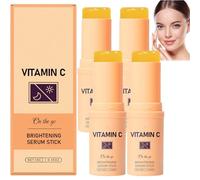 Serum de vitamina C Face Stick Brightening & Hydrating Serum for Dark Spots,Wrinkle Remover for Fine Lines,Even Skin Tone&Under Eye Brightener|Face & Body Balm Stick,Suitable for Skin&Anti-Aging Care