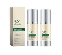 Sérum en Ampolla Hidratante 5X (Tono Oscuro), de Rápida Absorción, Hidratante e Iluminador, Antienvejecimiento, Sérum Iluminador de Día y Noche para Tono de Piel Irregular, Cuidado de la Piel Coreano