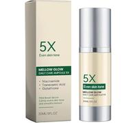 Sérum en Ampolla Hidratante 5X (Tono Oscuro), de Rápida Absorción, Hidratante e Iluminador, Antienvejecimiento, Sérum Iluminador de Día y Noche para Tono de Piel Irregular, Cuidado de la Piel Coreano