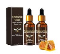 Sérum facial antiarrugas, veneno de abeja, 2 unidades, contra las arrugas faciales, suero de veneno de abeja, eliminador de manchas de pigmento, reduce las líneas finas de nasolabial