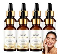 Sérum facial antienvejecimiento, reduce las líneas finas y las arrugas, hidrata, tonifica y refuerza las esencias faciales hidratantes para la piel joven, reafirmante de la piel. (8 unidades)