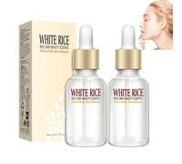 Sérum facial blanqueador de arroz antiarrugas, cara de pulpa cruda, crema blanqueadora de arroz blanco, blanqueador de acné, poros de piel radiante, hidratante profunda, esencia antiedad para todos