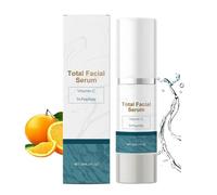 Sérum facial completo, sérum antienvejecimiento con vitamina C, ácido hialurónico y péptidos, potencia la elasticidad de la piel, cuidado diario para todo tipo de pieles (1pcs)