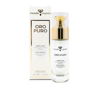 Serum facial con ácido hialurónico extremadamente potente en oro coloidal 20 ppm puro 100% orgánico I Anti-arrugas, antimanchas y antienvejecimiento 30 ML
