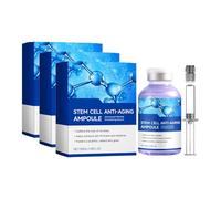 Sérum facial con células madre, 35 ml, suero antiedad, ampolla antiedad para reducir las arrugas y reafirmar la piel, esencia facial hidratante para usar, adecuado para todos los tipos de piel (3