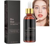 Sérum facial contra el envejecimiento de la piel, suero de arrugas Youth Bliss Elixir con péptidos y colágeno, esencia reafirmante e hidratante, serum lifting para una piel lisa y radiante (1 unidad)