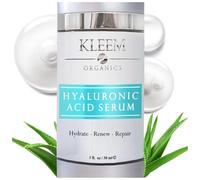 Sérum Facial de Ácido Hialurónico Orgánico - 2.5% de Ácido Hialurónico Puro, Serum Antiarrugas y Antiedad con Vitamina C, Vitamina E y Aloe - Sérum Hidratante para Piel Apagada y Deshidratada - 30ml