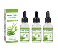 Sérum Facial de Aloe Vera 30 ml - Extractos Naturales de Plantas, Hidrata, Trata el Acné y Repara las Quemaduras Solares | Apto para Piel Sensible, Refrescante y No Graso