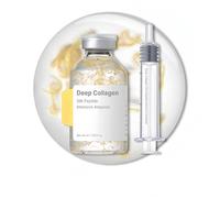 Sérum Facial de Péptidos de Colágeno Profundo, Ampolla Intensiva de Péptidos de Seda, Suaviza las Líneas de Expresión, Piel de Aspecto Suave y Rejuvenecida