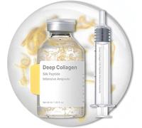 Sérum Facial de Péptidos de Colágeno Profundo, Sérum Hidratante Reafirmante e Iluminador, Ampolla Facial Antiedad para Mujer, Suaviza Líneas de Expresión, para Todo Tipo de Piel
