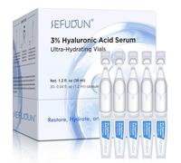 Sérum facial desechable de ácido hialurónico con 3 % de ácido hialurónico, antienvejecimiento, para todo tipo de piel, hidratación duradera y reparación de la piel facial, suero ultra hidratante, 30