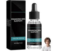 Sérum facial hidratante de sebo de res para hombres, defensa contra arrugas, hidratante de sebo, sérum reafirmante e iluminador para hombres, loción facial de res alimentada con pasto, redu